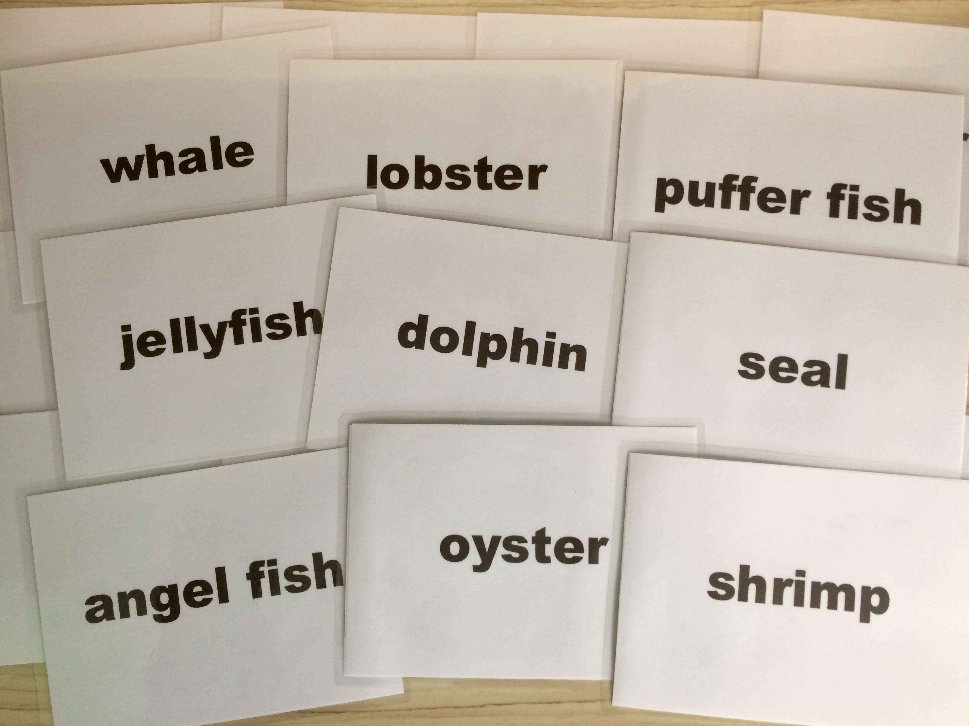 Animal Flashcards - Topic: Fish - Thẻ học tiếng Anh chủ đề Động vật: Các loài cá - 20 cards