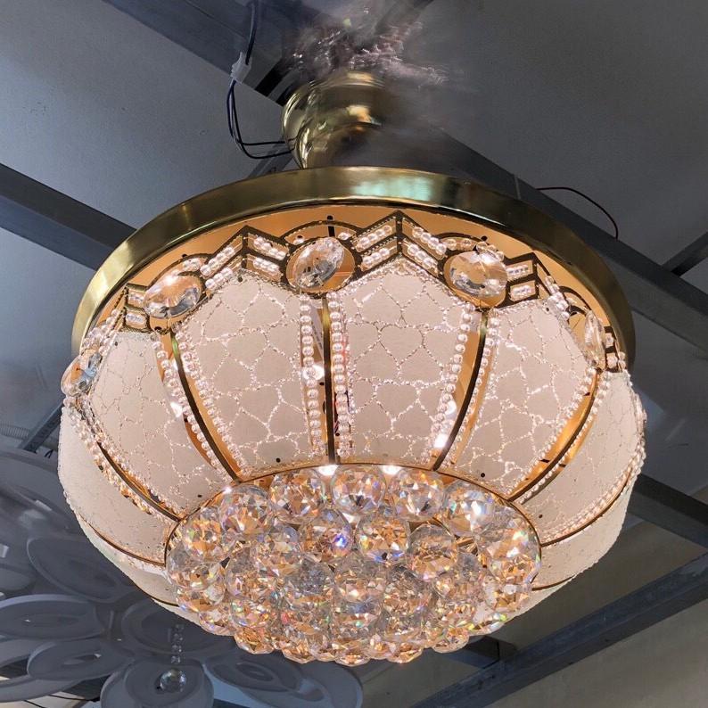 Đèn quạt DIKID cánh cụp xòe 3 chế độ ánh sáng sang trọng - kèm điều khiển từ xa tiện dụng