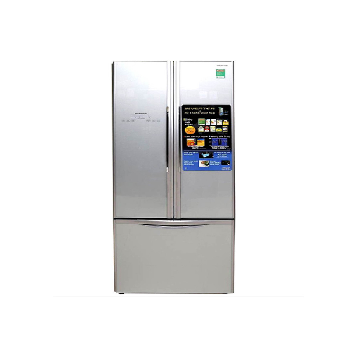 Tủ lạnh Hitachi Inverter 455 lít R-WB545PGV2-GPW - Hàng chính hãng
