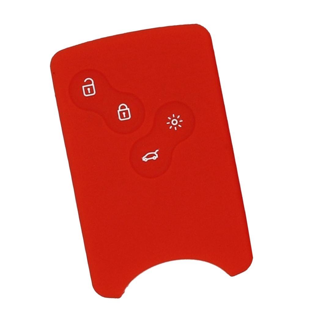 Key Fob 4 Buttons Silicone Protector Cover Case For