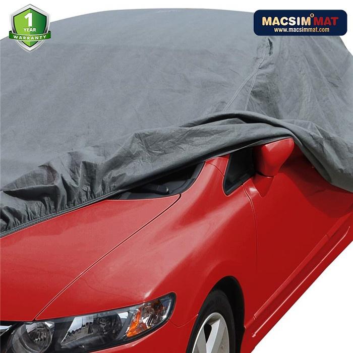 Bạt phủ ô tô Toyota Camry thương hiệu Macsim sử dụng trong nhà và ngoài trời chất liệu Polyester - màu đen và màu ghi