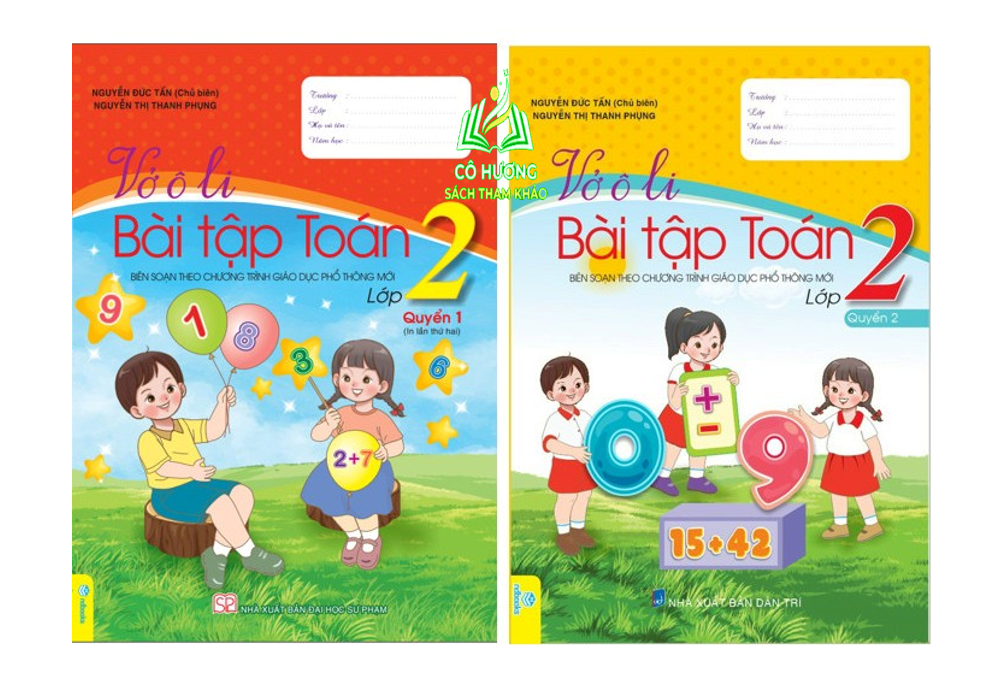 Sách - Vở Ô Li Bài Tập Toán 2 - Quyển 2