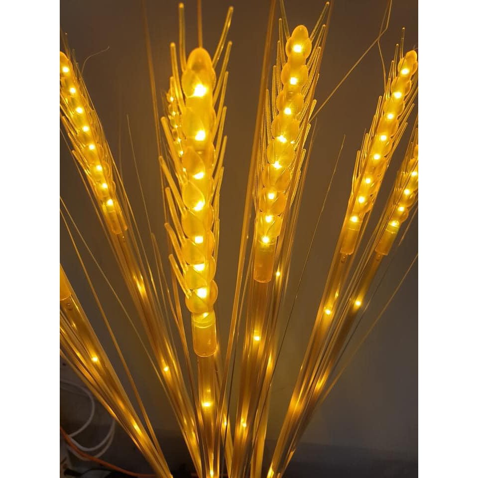 Đèn LED Hình Bông Lúa. Bó 10 Bông Màu Vàng Ấm