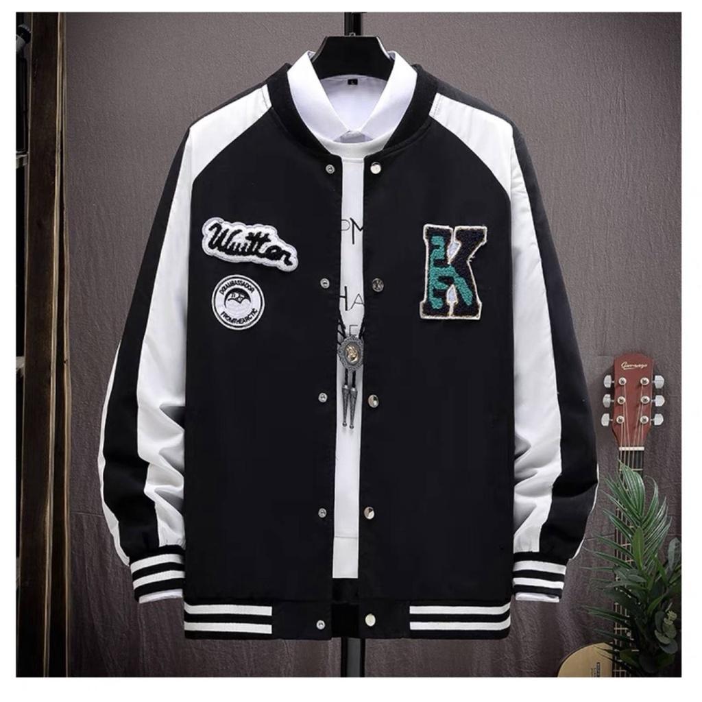 Áo Khoác Bomber Bóng Chày Áo Khoác K Áo Khoác Nỉ Nam Nữ cực trend siêu phẩm của năm