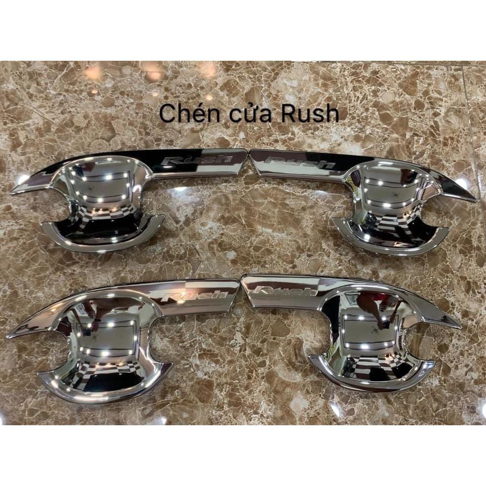 Ốp Tay Hõm Cửa Xe Toyota Rush 2018 2019 2020 Mạ Crom