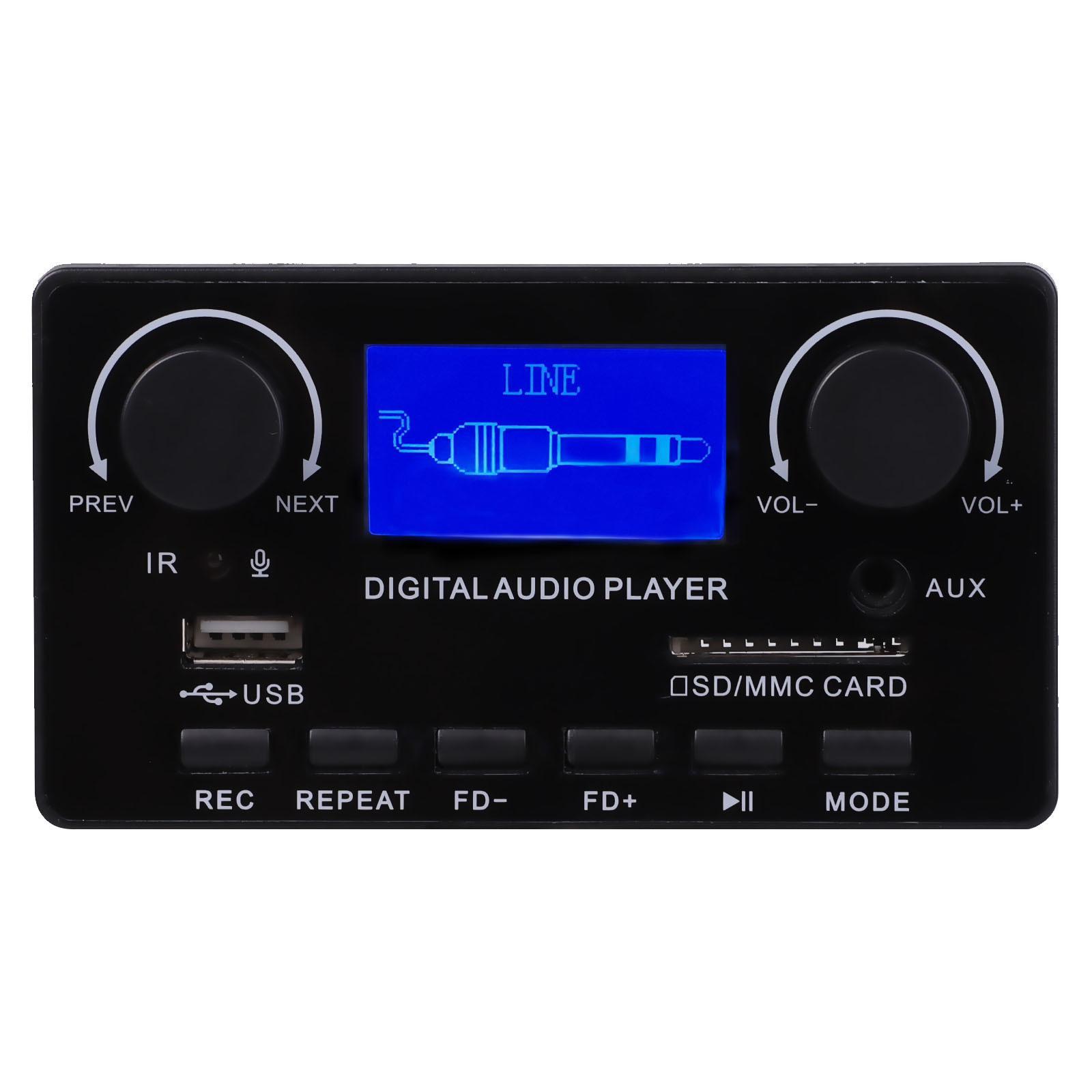 MP3 Player decrypt Auto Wireless Audio Module Support USB AUX Stereo