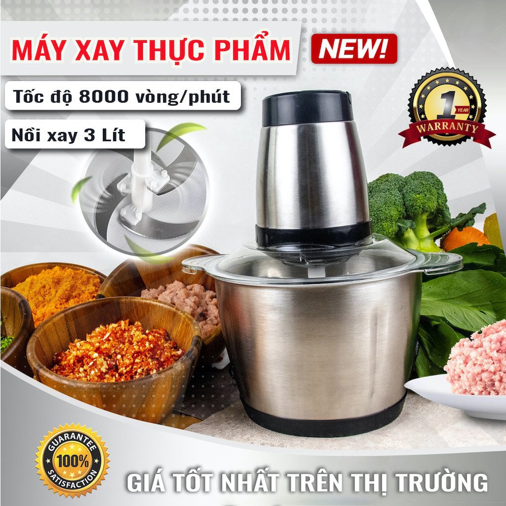 Máy Xay Đa Máy Xay Đa Năng FC01. Xay Thực Phẩm Dễ Dàng, Nhanh Chóng. Nồi Xay Inox 3L, Động Cơ 300W Mạnh Mẽ. Hàng Nhập Khẩu Chính Hãng Cao Cấp