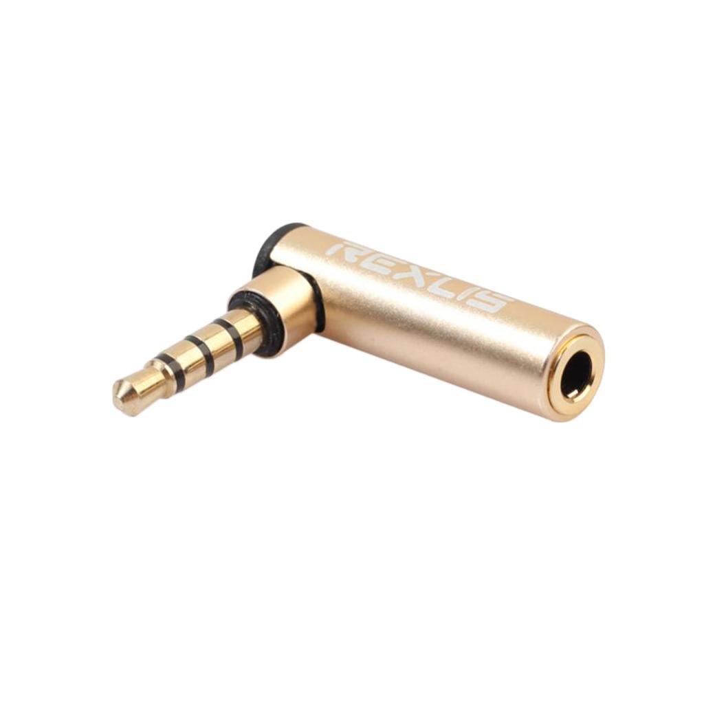 Low Noise High Fidelity -OMTP Audio Converter Headphone Converter Gold