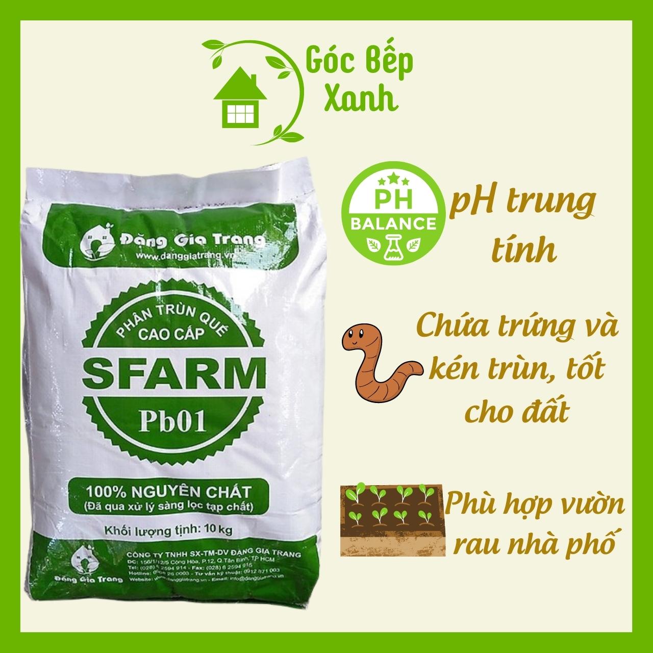 BAO 10 KG - PHÂN TRÙN QUẾ ĐÃ QUA XỬ LÝ - CHUYÊN RAU SẠCH VÀ CÂY ĂN TRÁI - PHÂN BÓN SINH HỌC - VI SINH