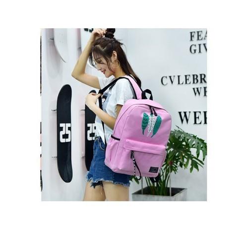 Cặp đi học của nữ dễ thương 3 lá