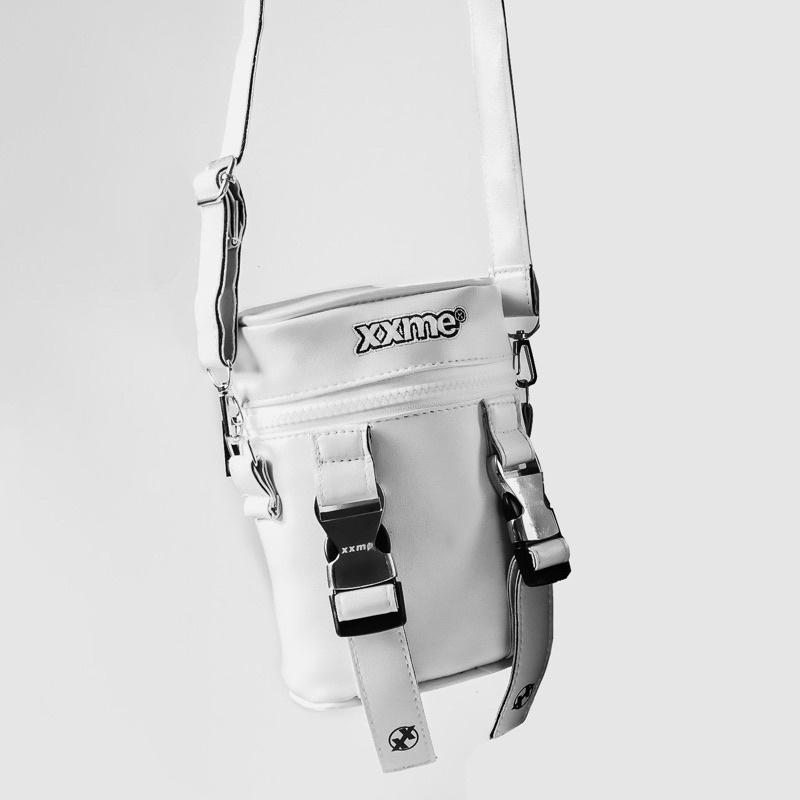 Túi da đeo chéo khoá kim loại cao cấp Box Bag XXME