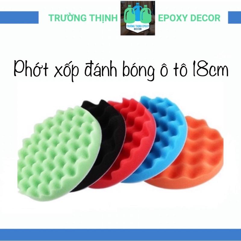 Phớt Xốp Mềm 7 Inches 18cm Đánh Bóng Ô Tô Bước 3 Dạng Sóng - Trường Thịnh Sài Gòn