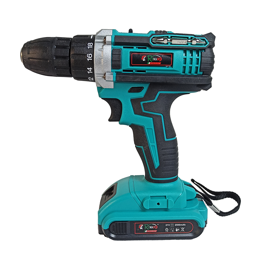 Máy khoan pin 2 tốc độ 21V ROMANO RKP2101 chính hãng