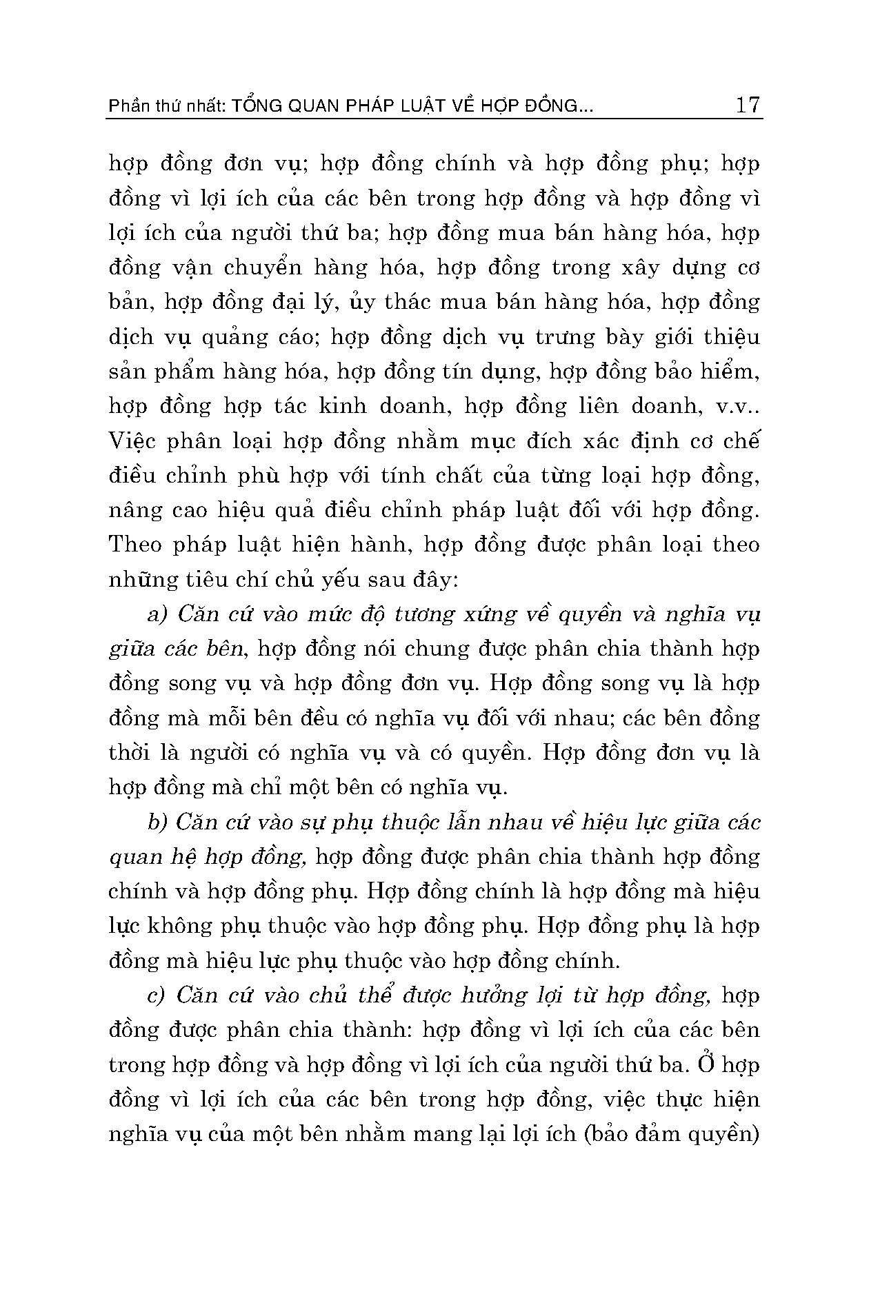 Pháp Luật Về Hợp Đồng Trong Thương Mại Và Đầu Tư - Những Vấn Đề Pháp Lý Cơ Bản (Sách chuyên khảo)