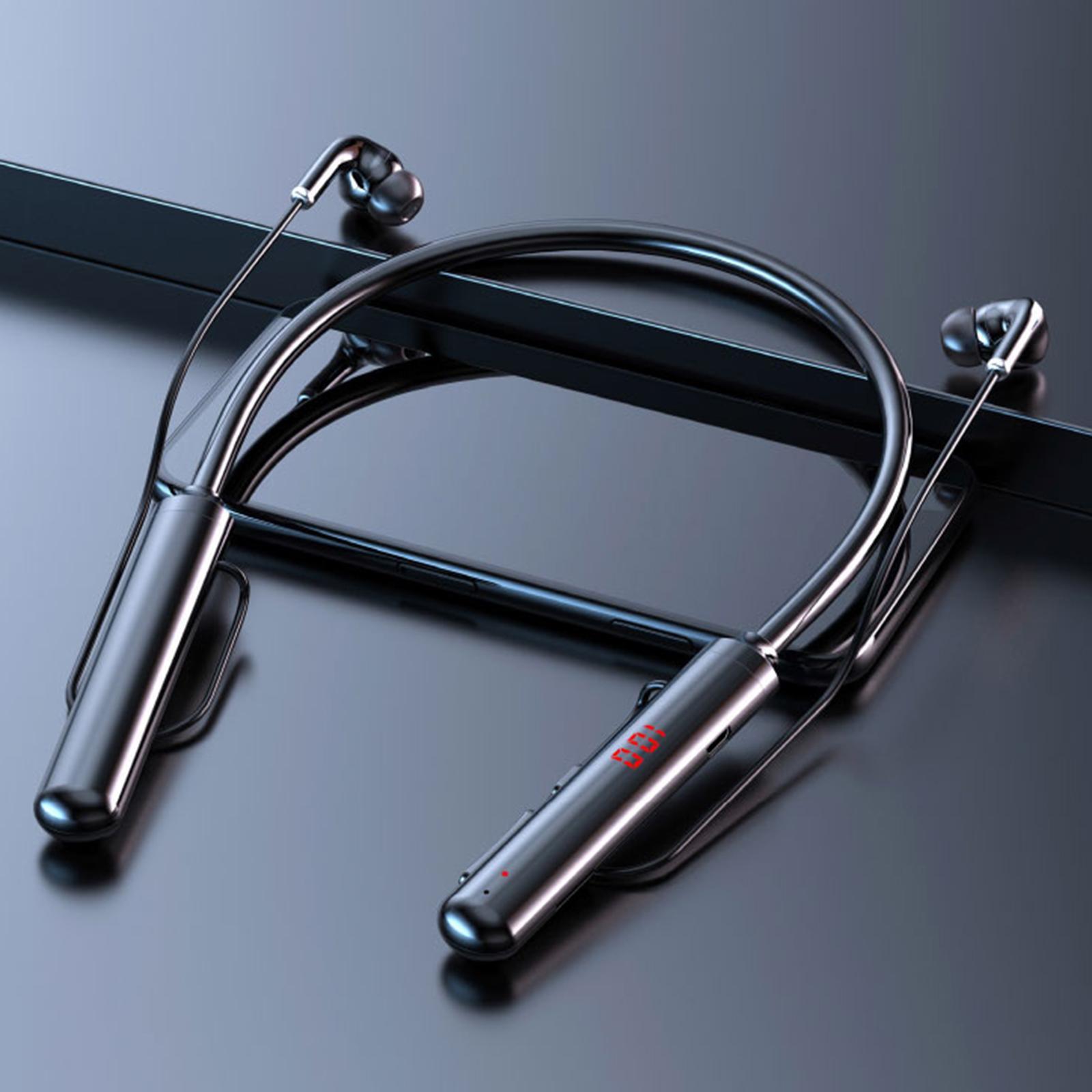 2pcs Wireless Bluetooth Earphones Headphones for Sport Running LED Display