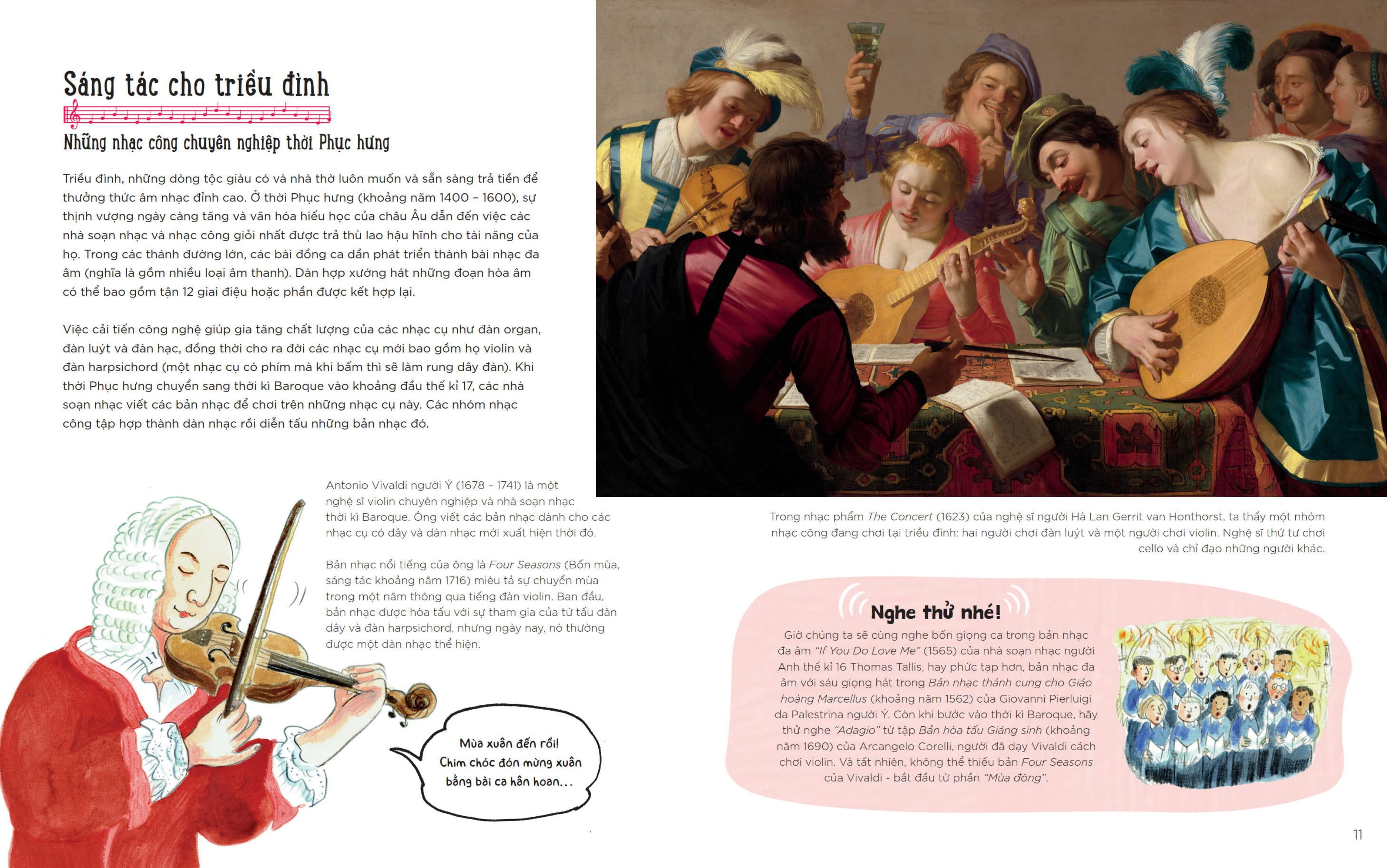 Sách - Câu Chuyện Âm Nhạc - Lịch Sử Âm Nhạc Dành Cho Trẻ Em - Bìa Cứng