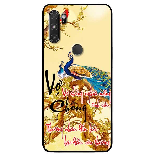 Ốp lưng dành cho Vsmart Active 3 mẫu Thư Pháp Vợ Chồng