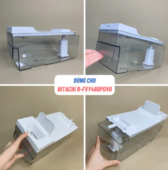 HỘP CHỨA NƯỚC LÀM ĐÁ TỦ LẠNH HITACHI R-FVY480PGV0 / R-FVY510PGV0 – HÀNG CHÍNH HÃNG