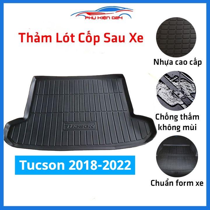 Thảm nhựa lót cốp Tucson 2018-2019-2020-2021-2022 nhựa dẻo dày dặn đàn hồi tốt