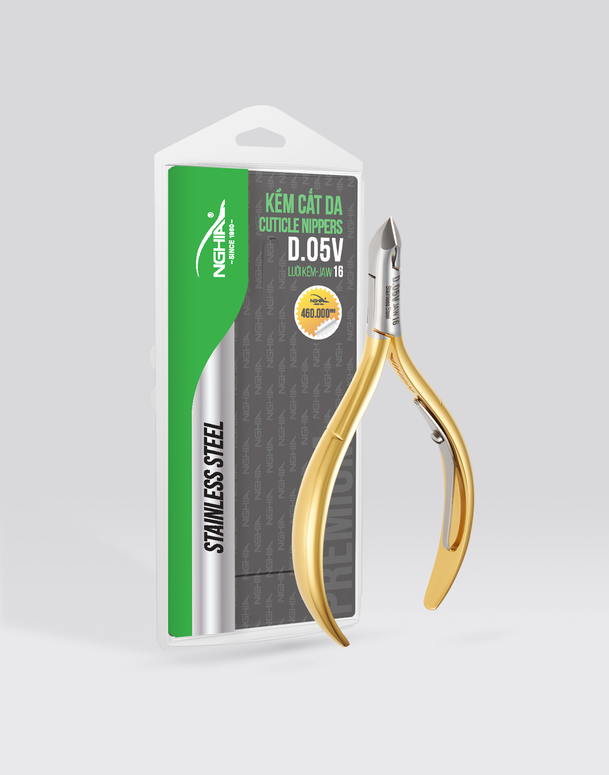 Kềm Cắt Da Thép Không Gỉ Kềm Nghĩa D-05V(16)