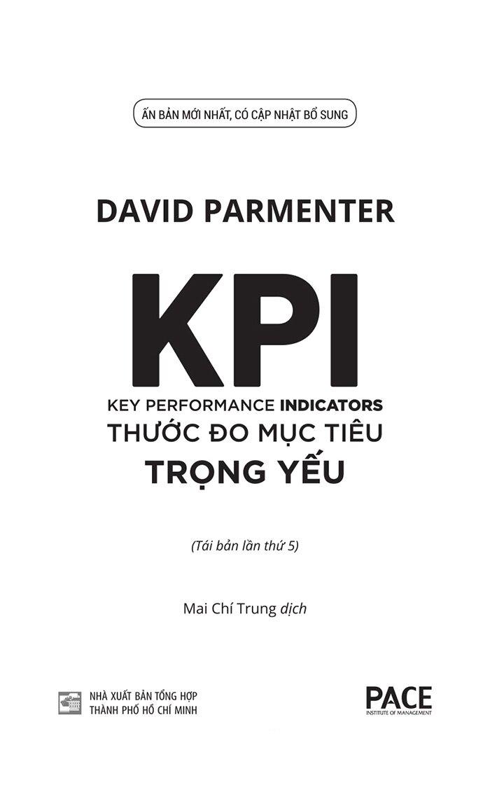 KPI - Key Performance Indicators - Thước Đo Mục Tiêu Trong Yếu (Tái Bản 2023)