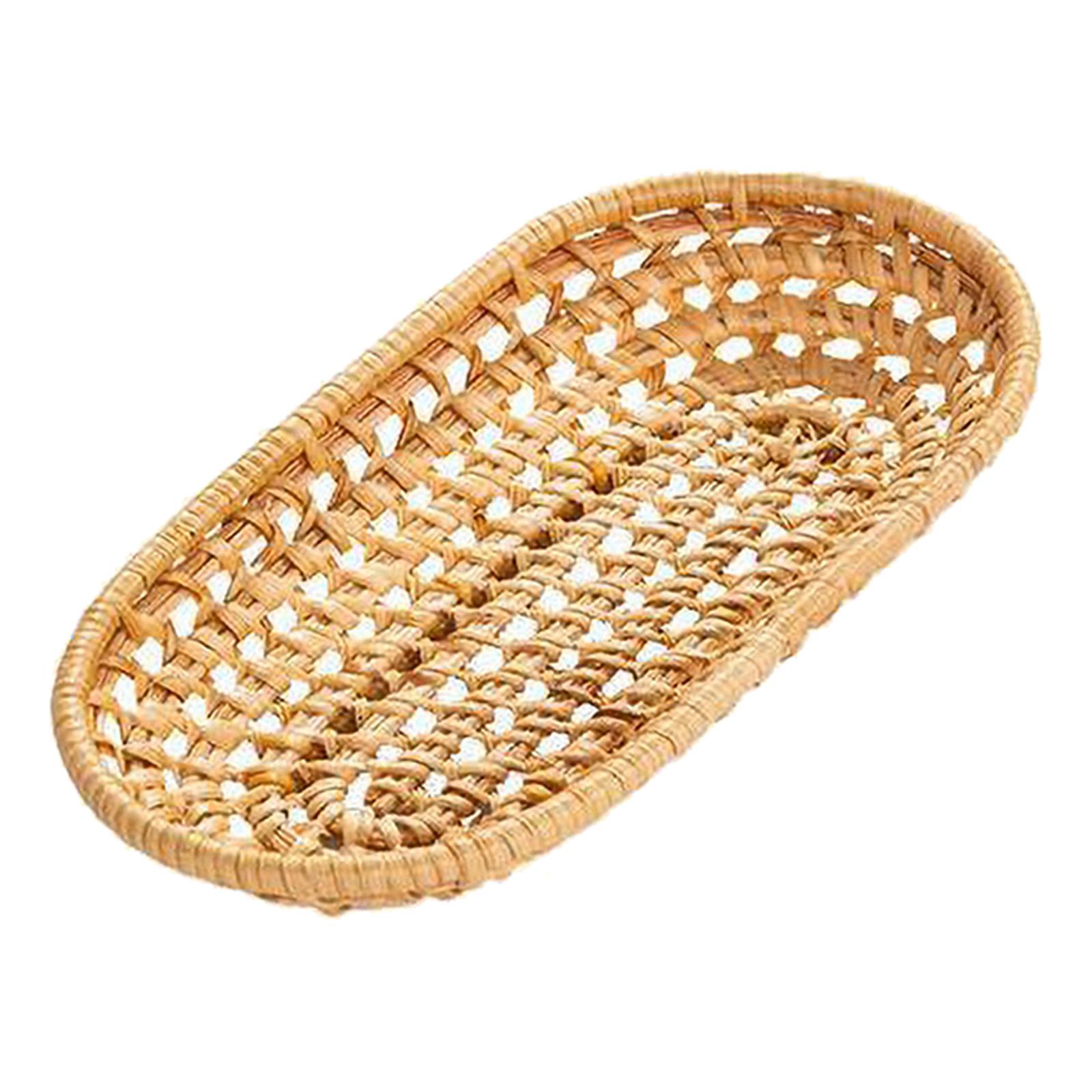 Fruit Bread Basket Tray Storage Basket Woven Fruit Basket Eco-friendly S