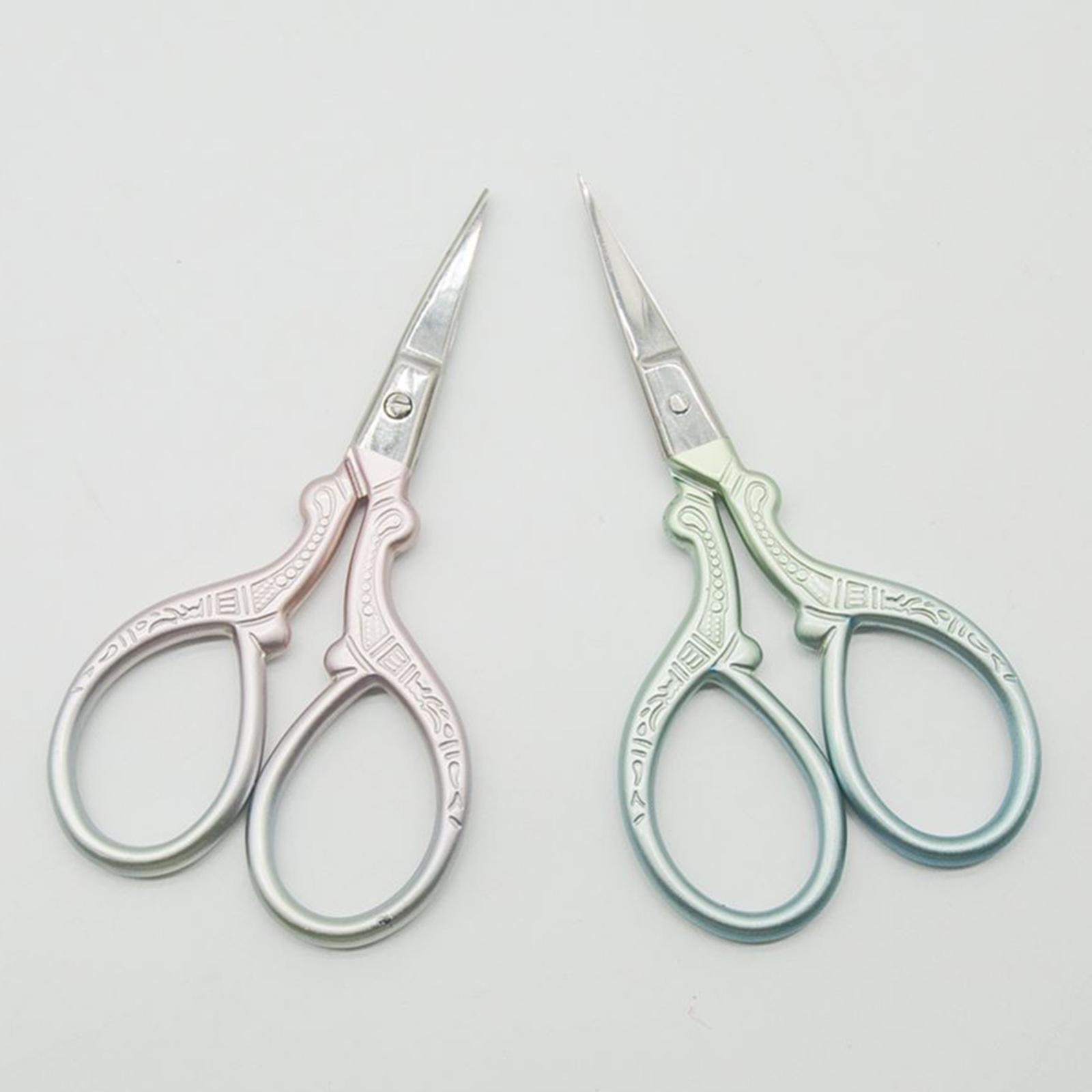2Pcs Embroidery Scissors with Cover Cross Stitch DIY Sewing Tool Scissor
