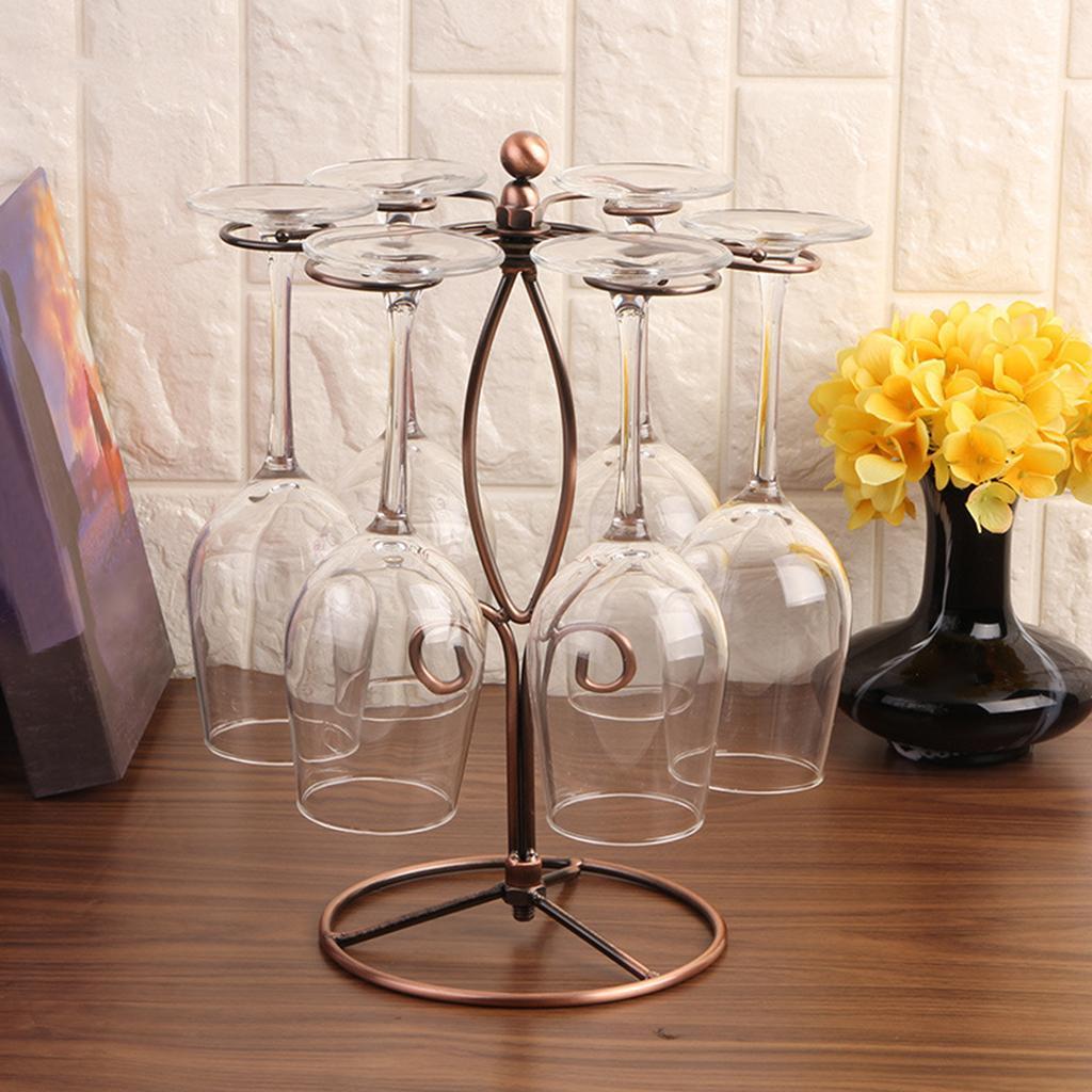Freestanding Wine Glass Racks Stemware Rack Wine Cup Holder for Kitchen Home