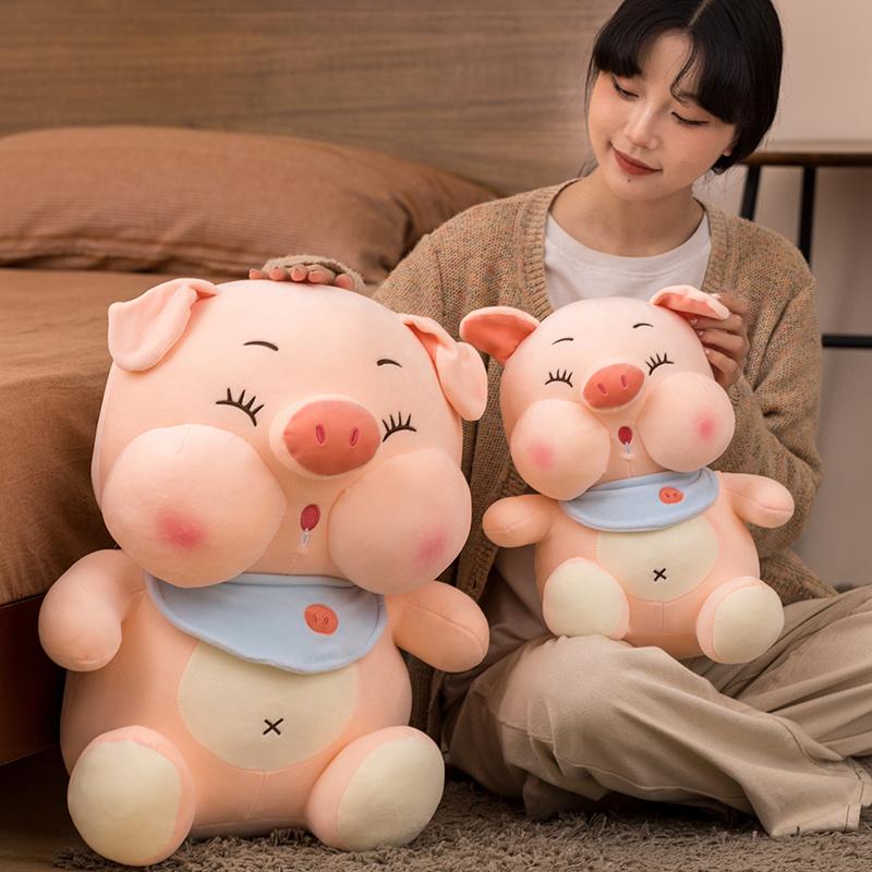 Đẹp 23-65Cm Đáng Yêu Con Lợn Béo Sang Trọng Đồ Chơi Nhồi Bông Hình Thú Dễ Thương Búp Bê Cho Bé Hình Heo Con Trẻ Em Xoa Dịu Gối Dành Cho bé Gái Sinh Nhật Chrismast Tặng