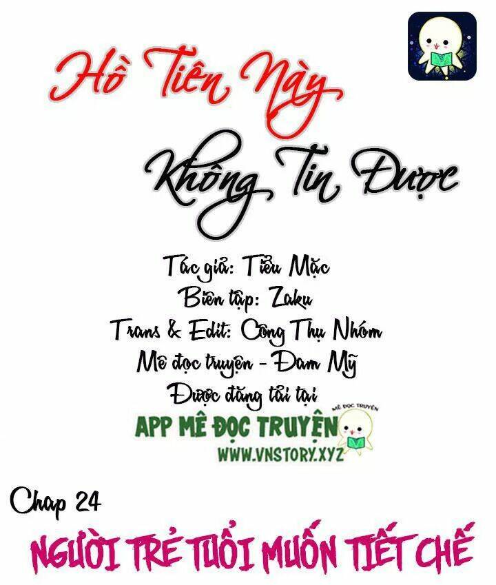 hồ tiên này không tin được chapter 24 2