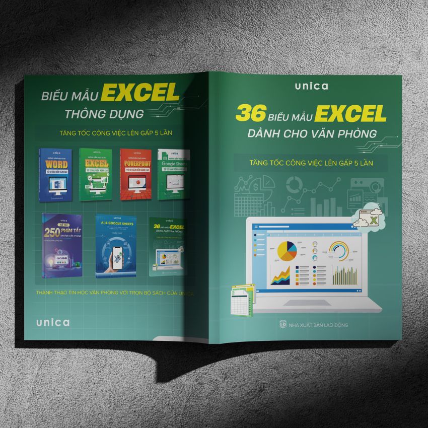 Combo 2 sách Excel - 36 Biểu mẫu Excel Giải pháp toàn diện cho dân văn phòng