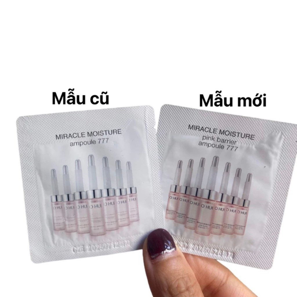 10 Gói Tinh chất siêu dưỡng ẩm Ohui Miracle Moisture Ampoule 777 2ml/gói