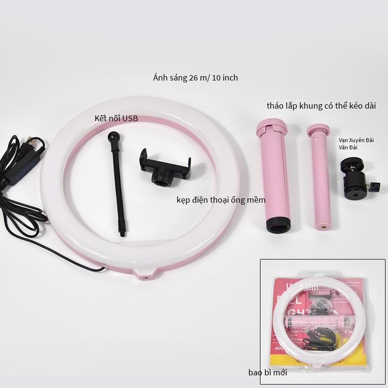 Phong Cách Mới Nhất OL-K30 Lưới Đèn Đỏ Bộ Vòng Lấp Đầy Ánh Sáng Trực Tiếp Đèn LED Khẩu Độ Lớn Ảnh Chụp Ảnh Ánh Sáng Đẹp