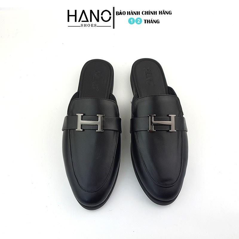 Giày Sục Nam Da Pu Khóa chữ H Trẻ Trung Trẻ Trung Chuẩn Xịn Êm chân S1167