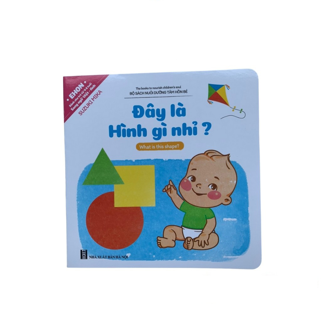 Sách - Ehon Song ngữ Việt Anh Cho Bé từ 0 đến 6 tuổi (bộ 10 cuốn có file âm thanh quét mã QR)