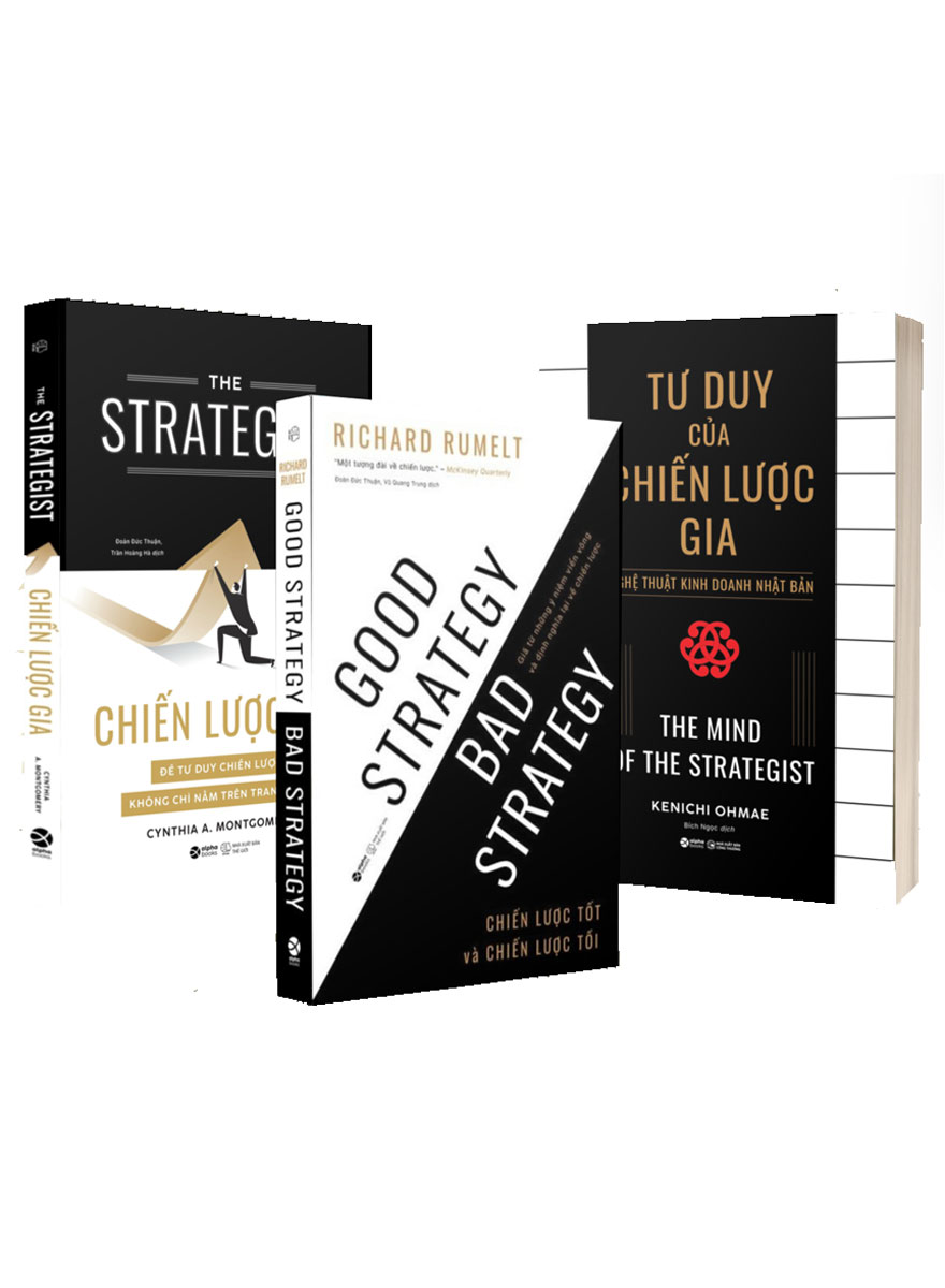 Combo Sách Chiến Lược Gia: The Strategist + Chiến Lược Tốt Và Chiến Lược Tồi + Tư Duy Của Chiến Lược Gia (Bộ 3 Cuốn) - AL