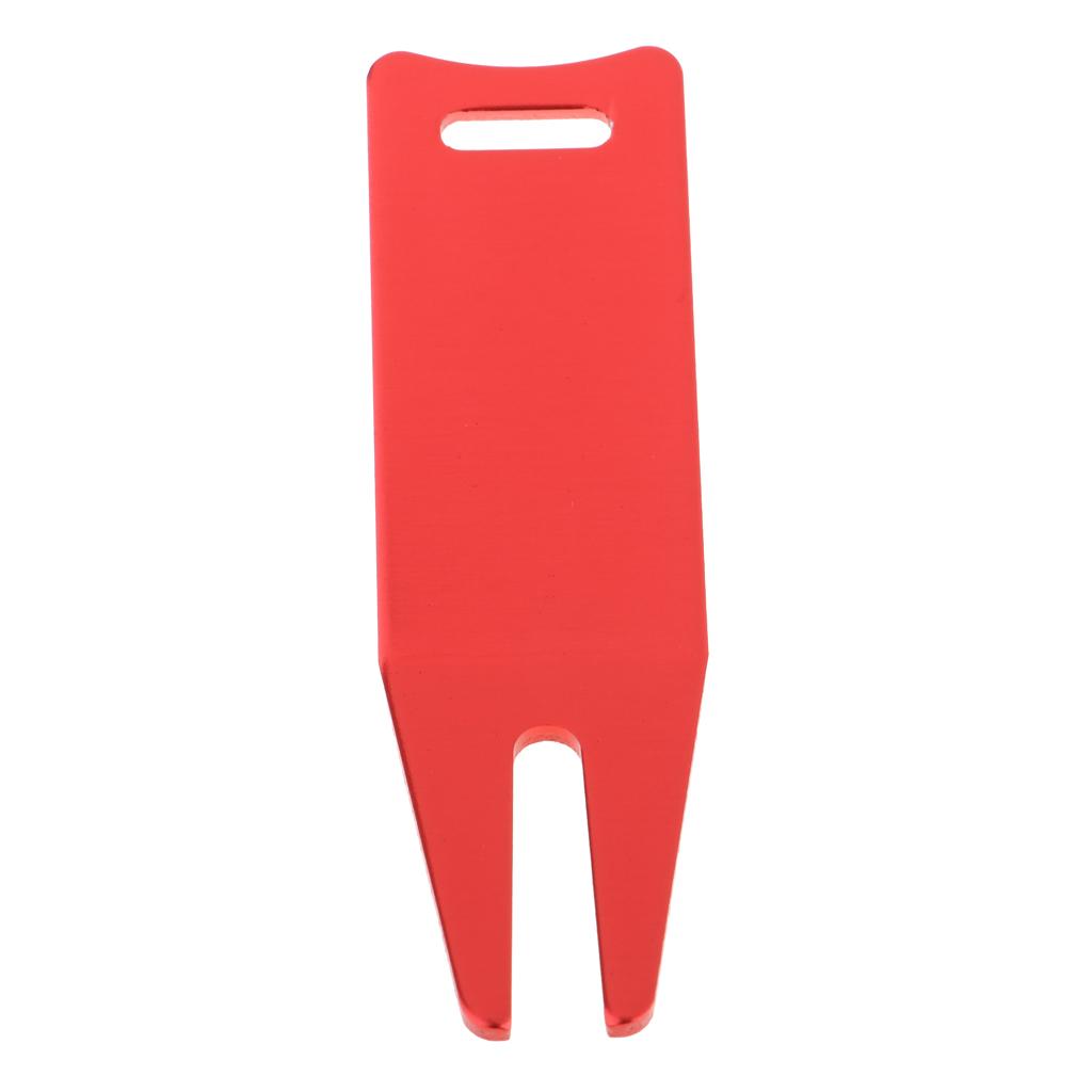 Alloy Golf Divot Repair Tool Fork Prongs for Putting Green Pitch Lawn Maintaining Fixing