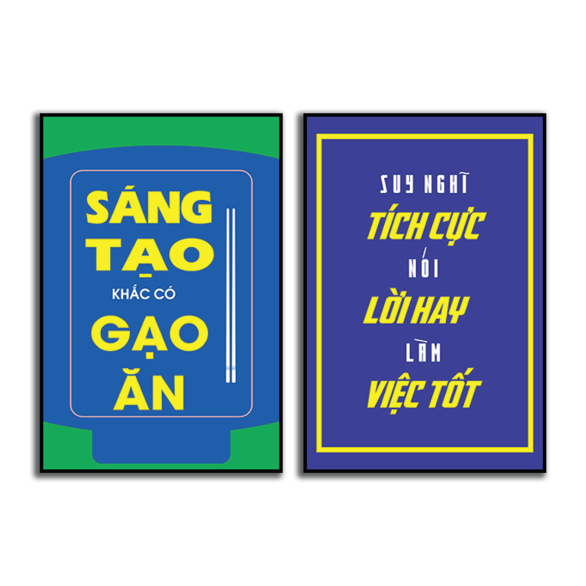 Tranh hiện đại khẩu hiệu sáng tạo DL-27