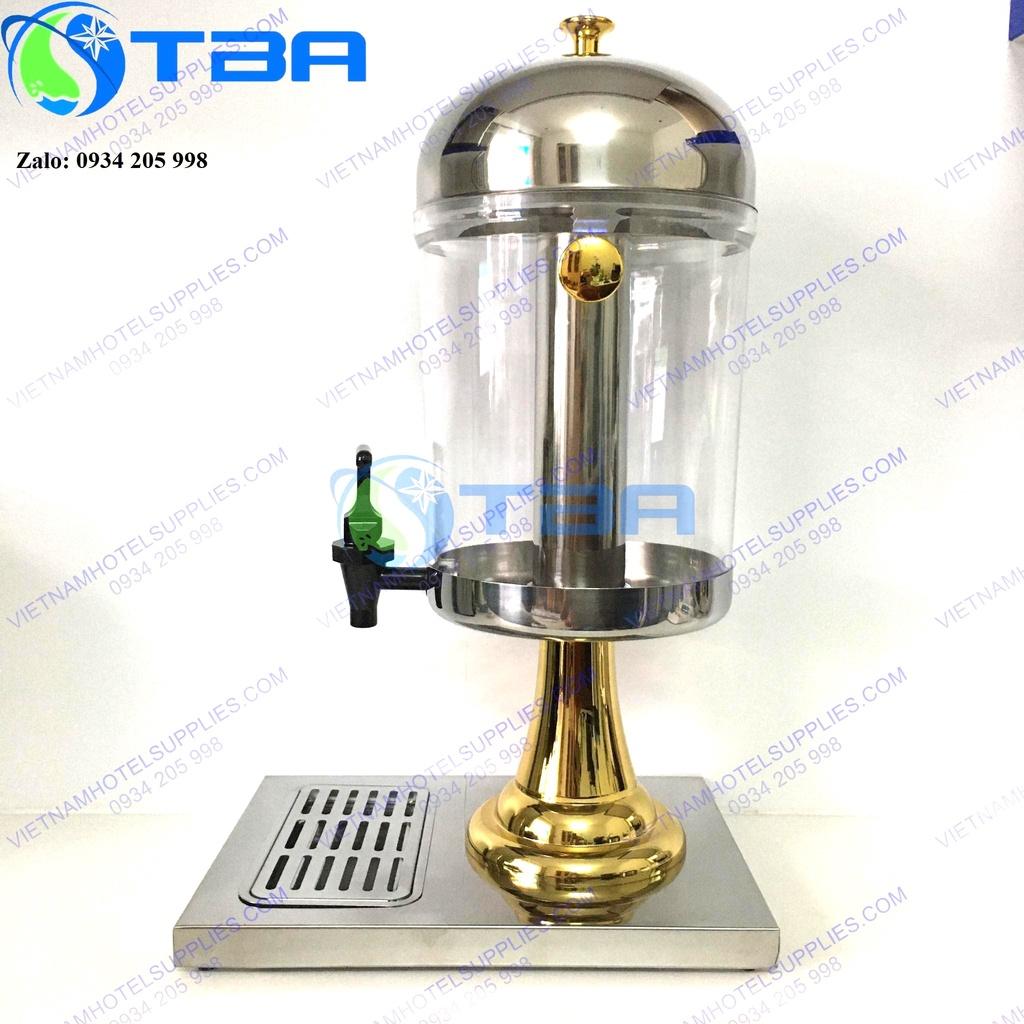 Bình nước trái cây 8L chân mạ vàng chất lượng cao