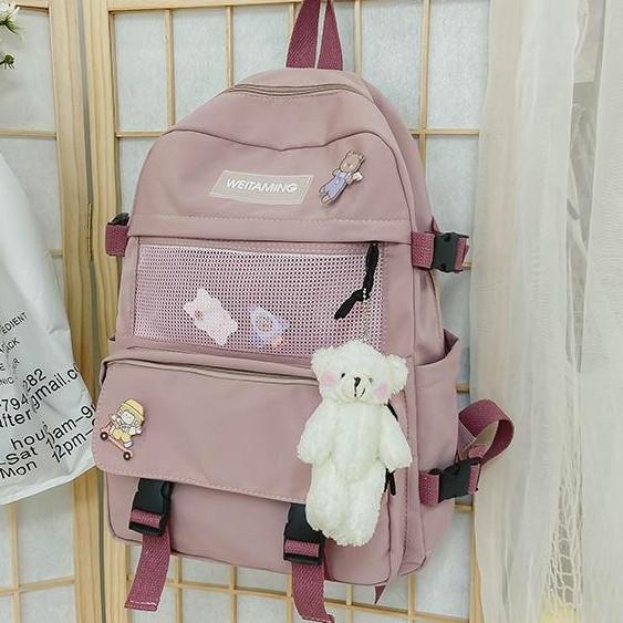 BALO THỜI TRANG KIỂU LƯỚI KÈM STICKER