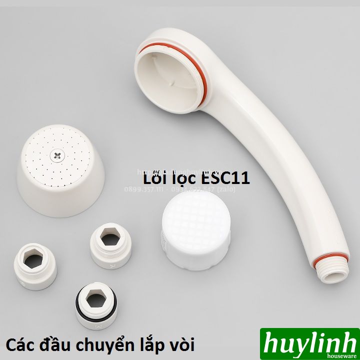 Thiết bị máy lọc nước vòi sen tắm khử CLO Cleansui ES101 - Sản xuất tại Nhật Bản - Hàng chính hãng