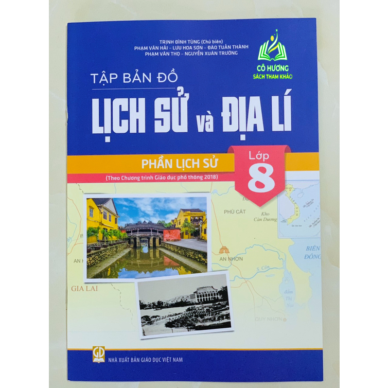 Sách - Combo tập bản đồ lịch sử và địa lí 8 - phần địa lí + lịch sử ( biên soạn theo chương trình GDPT 2018 )