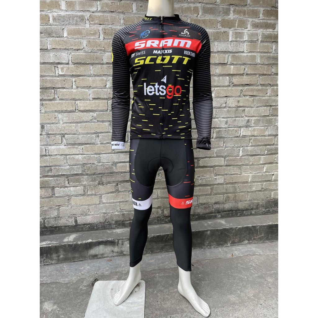 Bộ quần áo dài đạp xe Scott Sram 2021