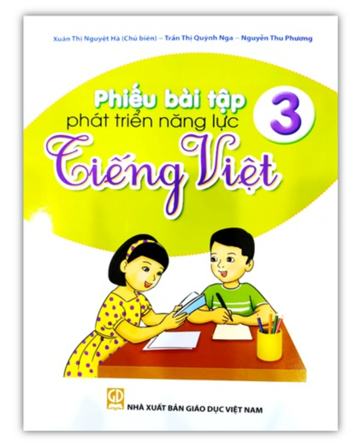 Sách - Phiếu bài tập phát triển năng lực Tiếng Việt lớp 3