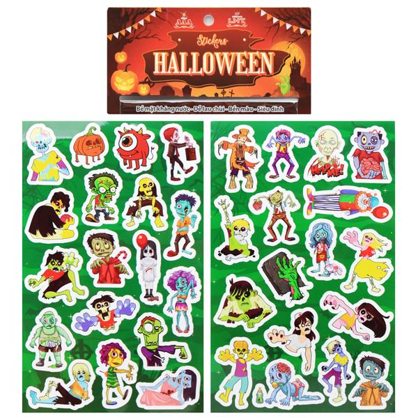 Bộ 2 Tờ Stickers Halloween - Liên Hiệp Thành USHLW