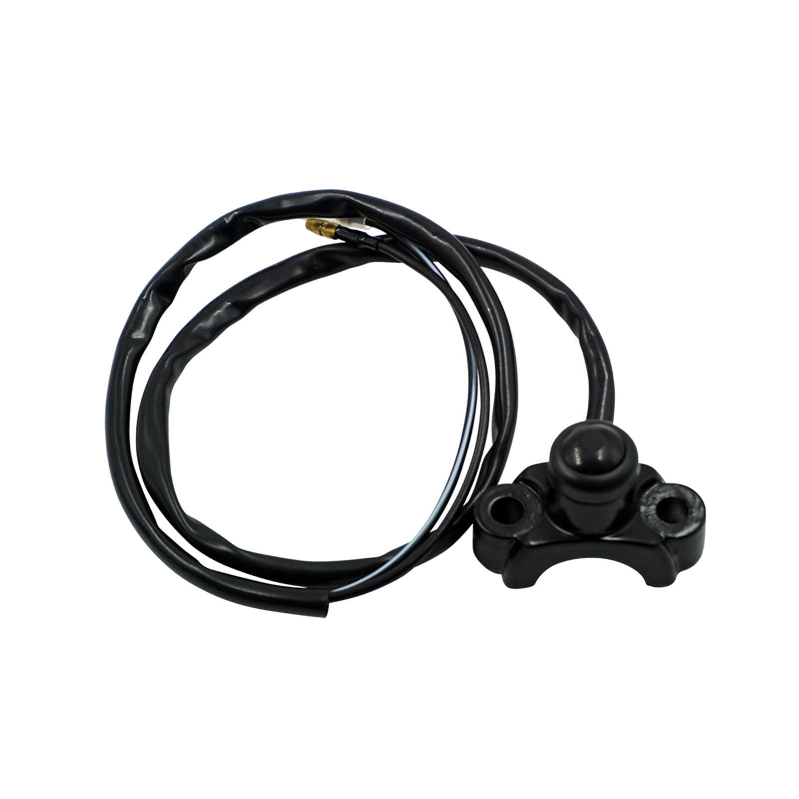 Universal Motorcycle Handlebar Switch for Motorbike Light Bar ATV Black