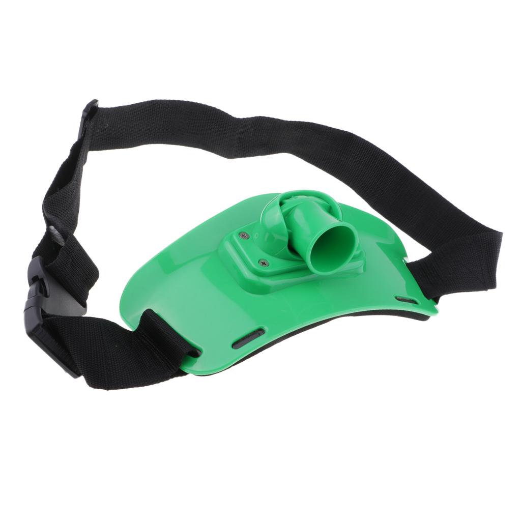 Waist Support Standup Fighting Belt Fishing Harness Rod Rack Green