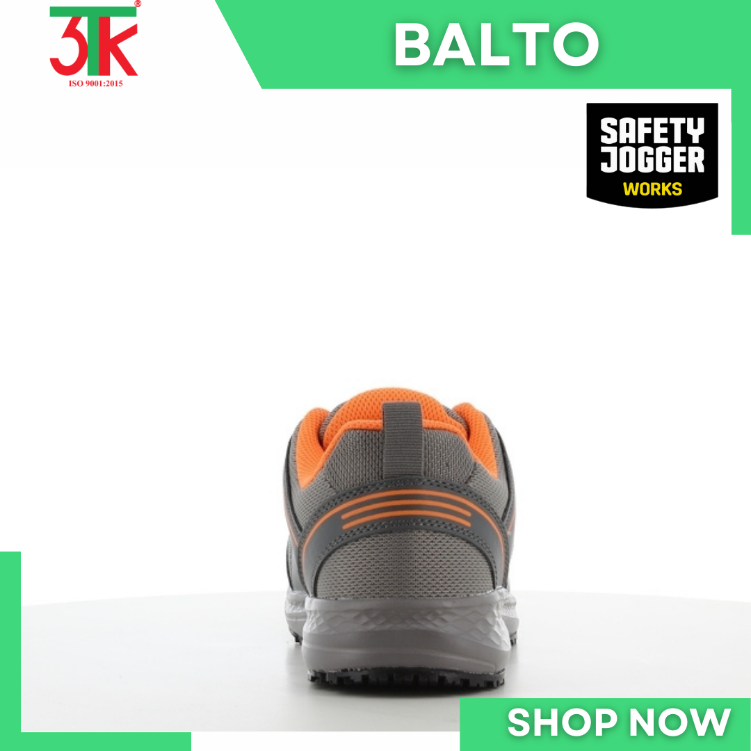 Giày Bảo hộ lao động Safety Jogger Balto S1 Siêu nhẹ Chống dầu, Chống Trơn Trượt, Chống va đập, Chống tĩnh điện sử dụng trong Công Trình Xây Dựng , Phân xưởng sản xuất