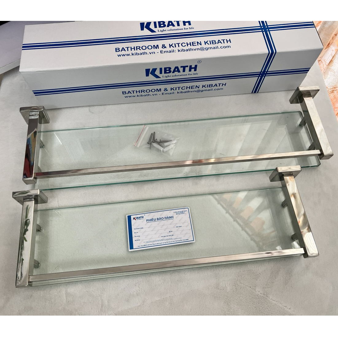 Kệ Kính Chính Hãng Chống Xệ Inox 304