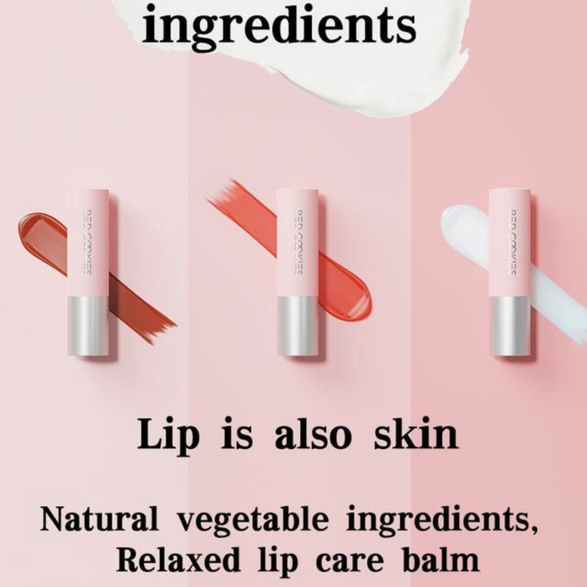 Son Dưỡng Môi Lip Balm RED COOKIES Thuần Chay - Chống Khô Môi - Nưt Nẻ Môi - Giúp Môi Căng Mọng Nước - Hấp Dẫn - Q